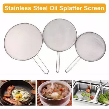 25/29/33 см Сетка от брызг, защищающая от ожогов и масла, экран от брызг, сковорода, не проливающаяся 25cm