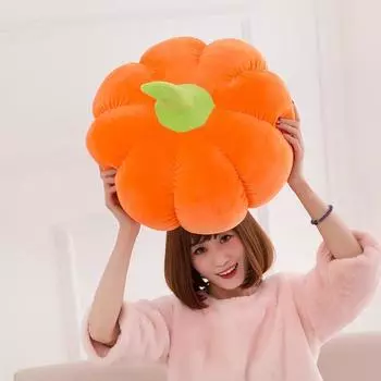 25/32/42 см Мягкая диванная подушка Декоративная имитация тыквы Плюшевая подушка Украшения для вечеринки Детская игрушка Подарок на Хэллоуин 25 cm