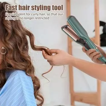 25/32MM Яйцевидный рулет щипцы для завивки волос 5 температурный регулятор французская волна бигуди 25mm US Plug шампанского