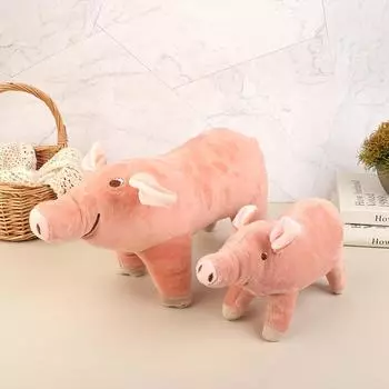 25/35 см Свинья, плюшевая игрушка, имитация мягкой куклы, диванная подушка, подушка в виде поросенка, детский подарок на день рождения 25CM
