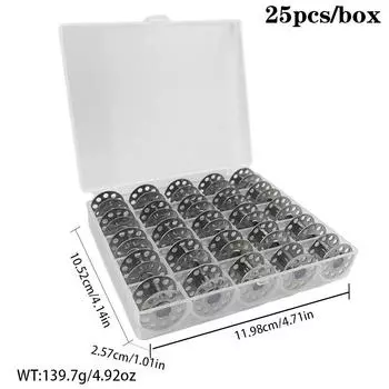 25/36 шт пустые шпульки швейная машина пластиковый футляр для хранения ящик для хранения швейных инструментов