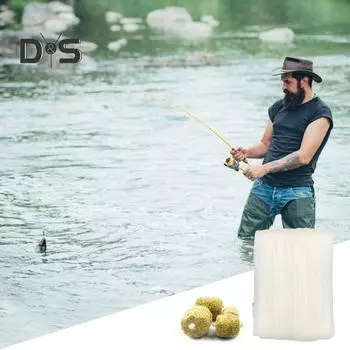 25/37/44 мм x 20 м сетчатая сумка для рыболовных приманок, портативная водорастворимая твердая приманка из ПВА, запасная часть для бойла, обертка для приманки, сетчатая сумка, аксессуары для ловли карпа A