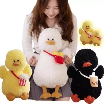 25/40 см плюшевые животные счастливая утка мультяшные куклы супер мягкая подушка детские спящие игрушки рождественский подарок на день рождения для девочек декор для вечеринки about 25cm