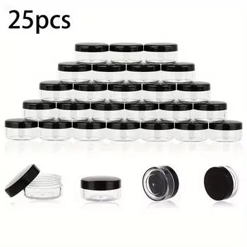 25/50/100 шт 15 г/0,5 унции коробка для крема флакон для пробного образца флакон косметическая упаковка коробка для дозирования флакон 25pcs