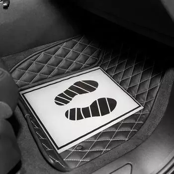 25/50/100 шт. бумажные коврики для пола одноразовые автомобильные коврики автомобильные коврики защитные автомобильные бумажные коврики для пола антигрязные аксессуары для салона автомобиля