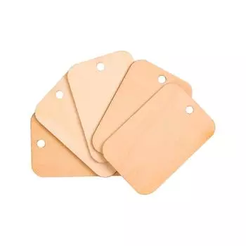 25/50/100 шт. Пустые необработанные деревянные подарочные бирки DIY прямоугольные деревянные детали деревянные украшения с веревкой для свадебных подарочных бирок вечеринки 25pcs