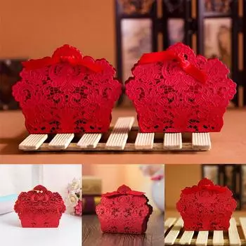 25 50 шт. Набор креативных подарочных коробок, бумажные принадлежности для вечеринок, аксессуары для хранения, коробка для конфет, свадебные сувениры 25PC синий