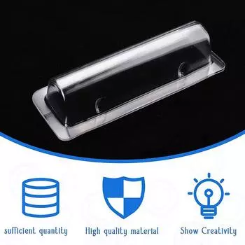 25/50 шт. держатель для карточек с наклейкой, пластиковый купол, бальзам для губ, водонепроницаемый, прозрачный, денежный мешочек, подарок своими руками на выпускной, Рождество A1