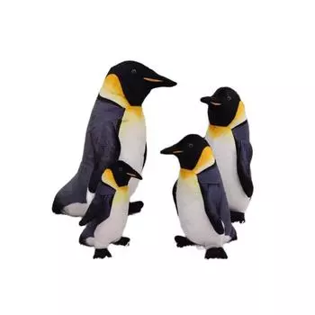 25-55cm New Penguin Plush Toy Real Life Stuffed Animal Dolls Best Gift Large Size Birthday Gift 25cm