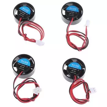 25,5X10 мм 5 В 9 В 12 В 24 В круглый мини-вентилятор охлаждения для светодиодных ламп компьютерный радиатор 25.5x10mm