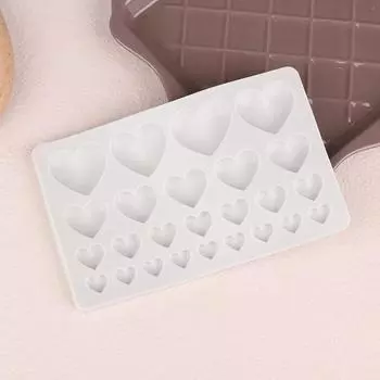 25 полостей Love силиконовые формы DIY форма для торта в форме сердца кондитерская помадка шоколадный торт декор инструменты принадлежности для выпечки смоляная форма