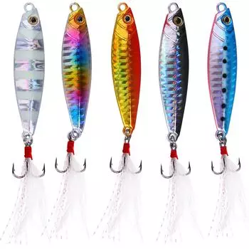 25 г приманки для рыбалки, металлические твердые приманки для гольяна с тройными крючками, снасти для морской рыбалки, приманка