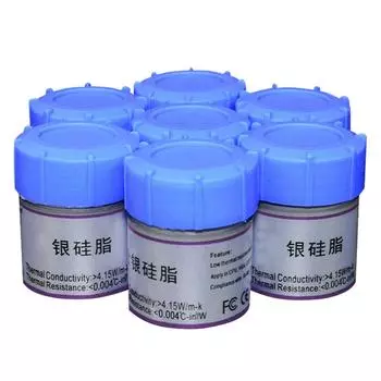 25 г серебряной термопасты для кулеров, теплоотводящая паста, термопаста, теплоотводящая паста для видеокарт, высокая прочность для ЦП, графического процессора PS4