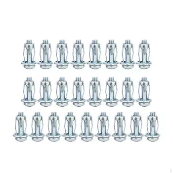 25 гаек для металлических анкерных и расширительных трубных креплений для поддержки шкафа для картин 4x20