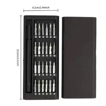 25-in-1 Professional Repair Tool Kit - Multifunctional Precision Screwdriver Set for Phone and Tablet Disassembly, Maintenance and Repair