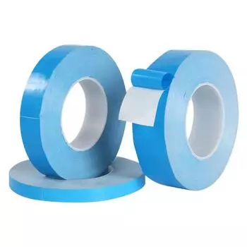 25 метров/рулон шириной 8 мм 10 мм 12 мм 20 мм двухсторонняя термопроводящая клейкая лента для чипа печатной платы светодиодной ленты радиатора