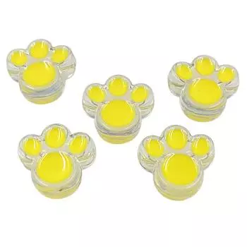 25 мм 5 шт. Креативные ручной работы прозрачные ювелирные аксессуары Акриловые модные бусины для ног DIY браслет ожерелье материал Капля масла Свободные бусины бусины жёлтый