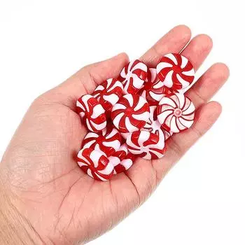 25 мм акриловые рождественские конфеты своими руками рождественская елка подвесное украшение подарок на день рождения Хэллоуин CHINA