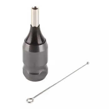 25 мм алюминиевый сплав татуировки рифленая ручка трубка тату-машинка ручка пистолета ручки инструменты серебро