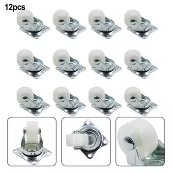 25 мм мебельные ролики коляска колесо поворотный ролик с резиновым креплением шарикоподшипниковые колеса тяжелые колеса бытовые принадлежности