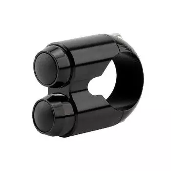 25 мм переключатель на руль мотоцикла, указатель поворота, переключатель для Harley Honda Yamaha Suzuki Cafe Racer Bobber Chopper чёрный