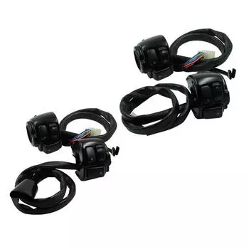 25 мм переключатели для мотоциклов, кнопка звукового сигнала для мотоцикла, сигнал поворота, электрическая противотуманная фара, пусковой переключатель контроллера на руле