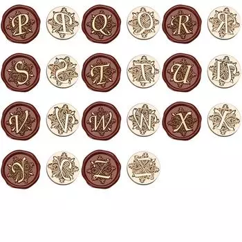 25 мм восковая печать головка буквы медная головка для DIY скрапбукинга конверты свадебные приглашения упаковка открыток