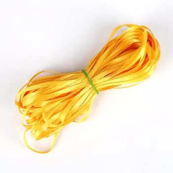 25 ярдов атласные ленты для свадьбы, дня рождения, подарочная упаковка, рождественские принадлежности для Хэллоуина, фестиваля, ленты для рукоделия своими руками 3mm 25yards янтарь