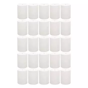 25 рулонов термобумаги для печати 80 мм - 60 мм, сглаживание, нужный размер, яркие белые рулоны термобумаги