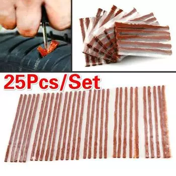 25 шт. / 15 шт. / 10 шт. / 5 шт. Авто Мотоцикл Бескамерные шины Ремонт колес Прокол Транспортные Средства Инструменты