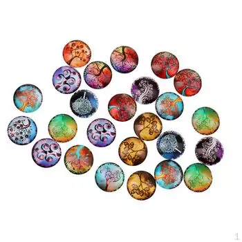 25 шт., 18 мм, разные варианты украшений с героями мультфильмов с плоской спинкой, разные варианты - дерево