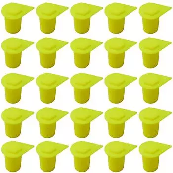25 шт. 19/21 мм пылезащитный колпачок, длинные индикаторы колесных гаек, желтые индикаторы безопасности колесных гаек, защитный колпачок ступицы колеса