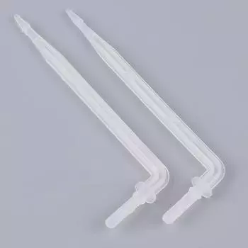 25 шт., 4/7 мм, прозрачные капельницы с локтями и стрелками, изгиб 1/4 дюйма, капельный излучатель, садовый инструмент для орошения в горшках, инструмент для полива теплицы белый