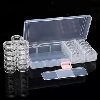 25 шт. 5 г банка для хранения крема прозрачная коробка для крема для лица переносная банка для крема для глаз чистый