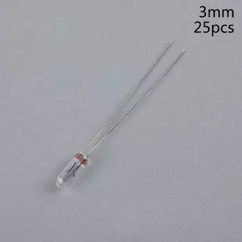 25 шт. 5 мм 4 мм 3 мм прозрачные 12 В мини-лампочки из пшеницы, риса, переключатели, кнопочные лампочки, индикаторные лампочки, вольфрамовые лампы