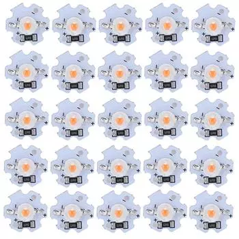 25 шт. 5 В светодиодных чипов 200 лм 1 Вт Высокомощные светодиодные лампы для светильников своими рукамиУФ-свет 395?400 НМ