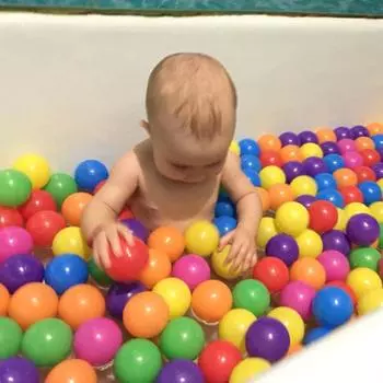 25 шт бассейн океанская волна мяч мягкий пластик вода детские забавные игрушки стресс воздушный шар уличные палатки игрушка E