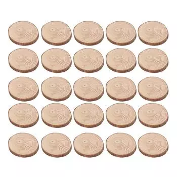 25 шт. деревянные срезы сосны подставки под чашки реквизит украшение для дома украшение для домашнего офиса M Medium 4.75L