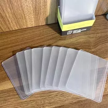 25 шт. держатель для игровых карт водонепроницаемый пылезащитный 35PT прозрачный ПВХ протектор для игровых карт с защитной пленкой для фотокарт НБА прозрачный