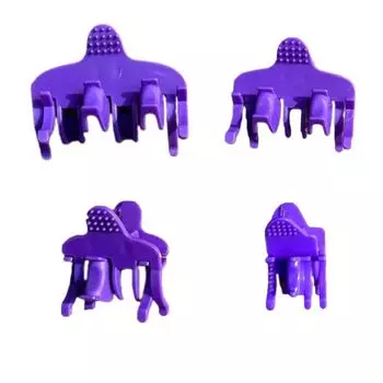 25 шт. изоляционные зажимы для укладки волос, многоразовые парикмахерские бигуди, заколки для волос для завивки волос, мужские волосы 25Pcs XS