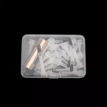 25 шт. кисточек для лака для ногтей, салонные и домашние кисточки для лака для ногтей, сменные кисточки для флаконов с лаком, кисточки для дизайна ногтей, аппликаторы для жидкости, маникюрные инструменты One Size