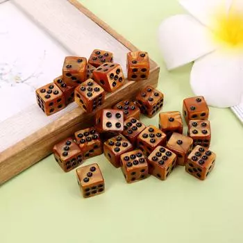 25 шт./компл. игровые кости номер 12 с квадратной полосой, креативные кубики для вечеринок, клубных игр, подарки для влюбленных кофейный