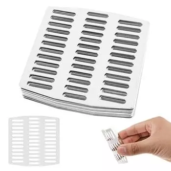 25 шт. крышки для сливного отверстия из нержавеющей стали, защитный фильтр для сливного отверстия, крышка для слива в ванной комнате, бассейн, улавливатель волос