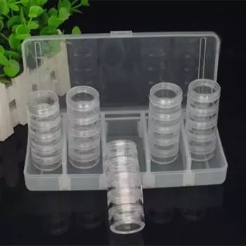 25 шт. прозрачная банка для хранения крема 5 г коробка для крема для лица переносная банка для крема для глаз лосьон крем чистый