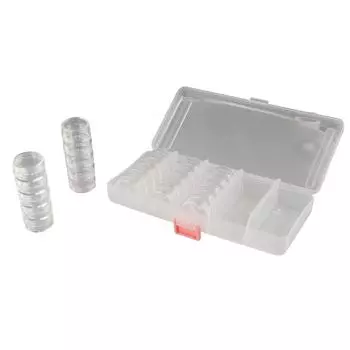 25 шт. прозрачная банка для хранения крема пустая коробка для крема для лица пластиковая банка для крема для глаз бисер для украшений чистый