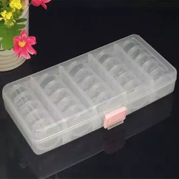 25 шт. пустая банка для хранения крема прозрачная коробка для крема для лица пластиковая банка для крема для глаз косметический контейнер чистый