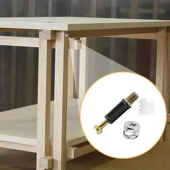 25 шт. соединительные кулачковые фитинги для мебели с дюбельными кулачковыми соединителями, винты для крепления мебели, гайка для шкафа и шкафа 25 pcs