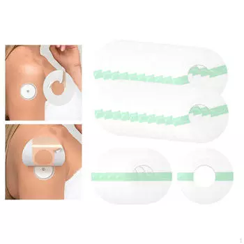 25 штук чехлов для датчиков, клейких накладок, клейкой ленты для душа, плавания, езды на велосипеде, круглые