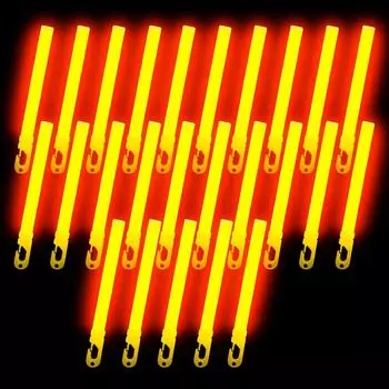 25 штук Goku Orange Lumica Large Flash Bulk для коммерческого использования Концерты Живые мероприятия Фонарики-ручки Химические фонари Фестивали Летние каникулы