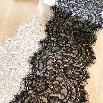 25 см * 300 см, аксессуары для одежды ручной работы, кружевная отделка, изысканное кружево для ресниц, мягкое и приятное для кожи кружево